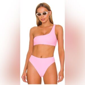 Lovers & Friends The Camille Top Small & Camille‎ High Waist Large Pink NWT